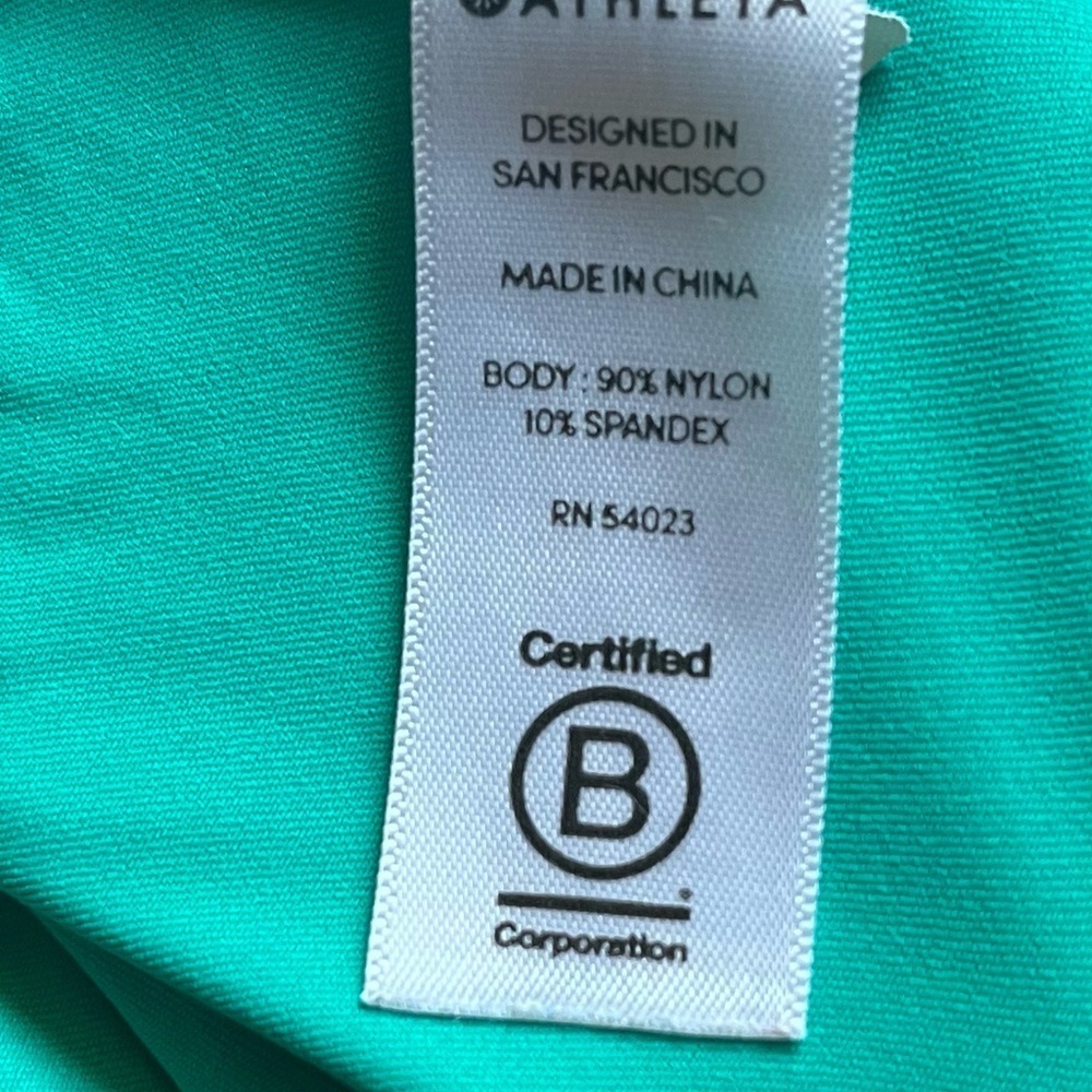 Athleta Turquoise Tank Top - Picture 2 of 8
